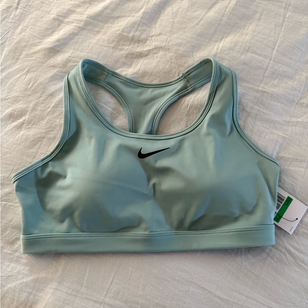 Nike Women's Bluish Green Swoosh Sports Bra XL